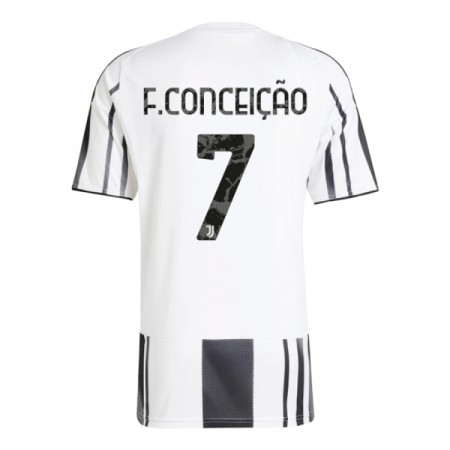 Juventus F. Conceicao 7 Matchtröjor Hemma Fotbollströja 2025-26 Juventus F. Conceicao 7 Matchtröjor Hemma Fotbollströja 2025-26